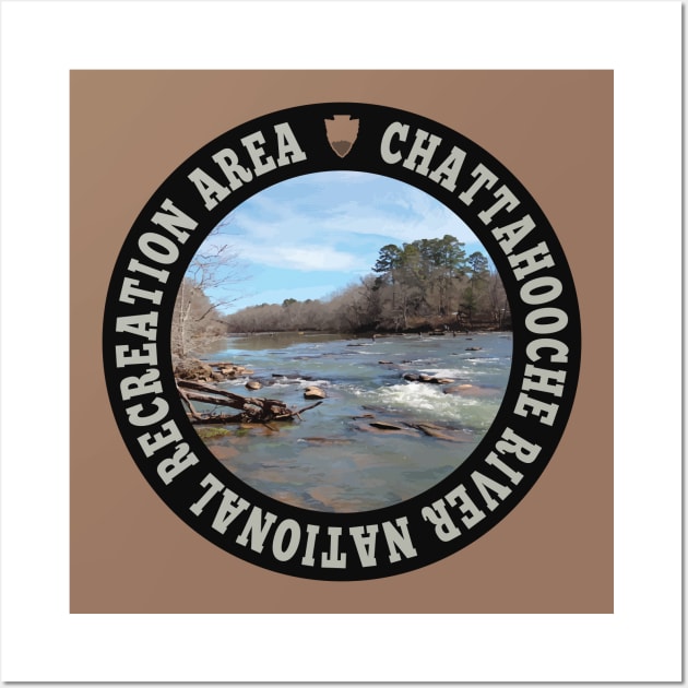 Chattahoochee River National Recreation Area circle Wall Art by nylebuss